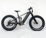 48V 1000W Mid Drive Electric Bike 26 Inch Fat Tire Full Suspension Mountain