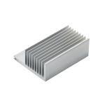 Anodized Extruded Aluminum Profile Square Heat Sink Anodized