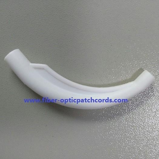 Plastic fiber optic white LC 90degree boots 2mm 3mm For optical fiber cable