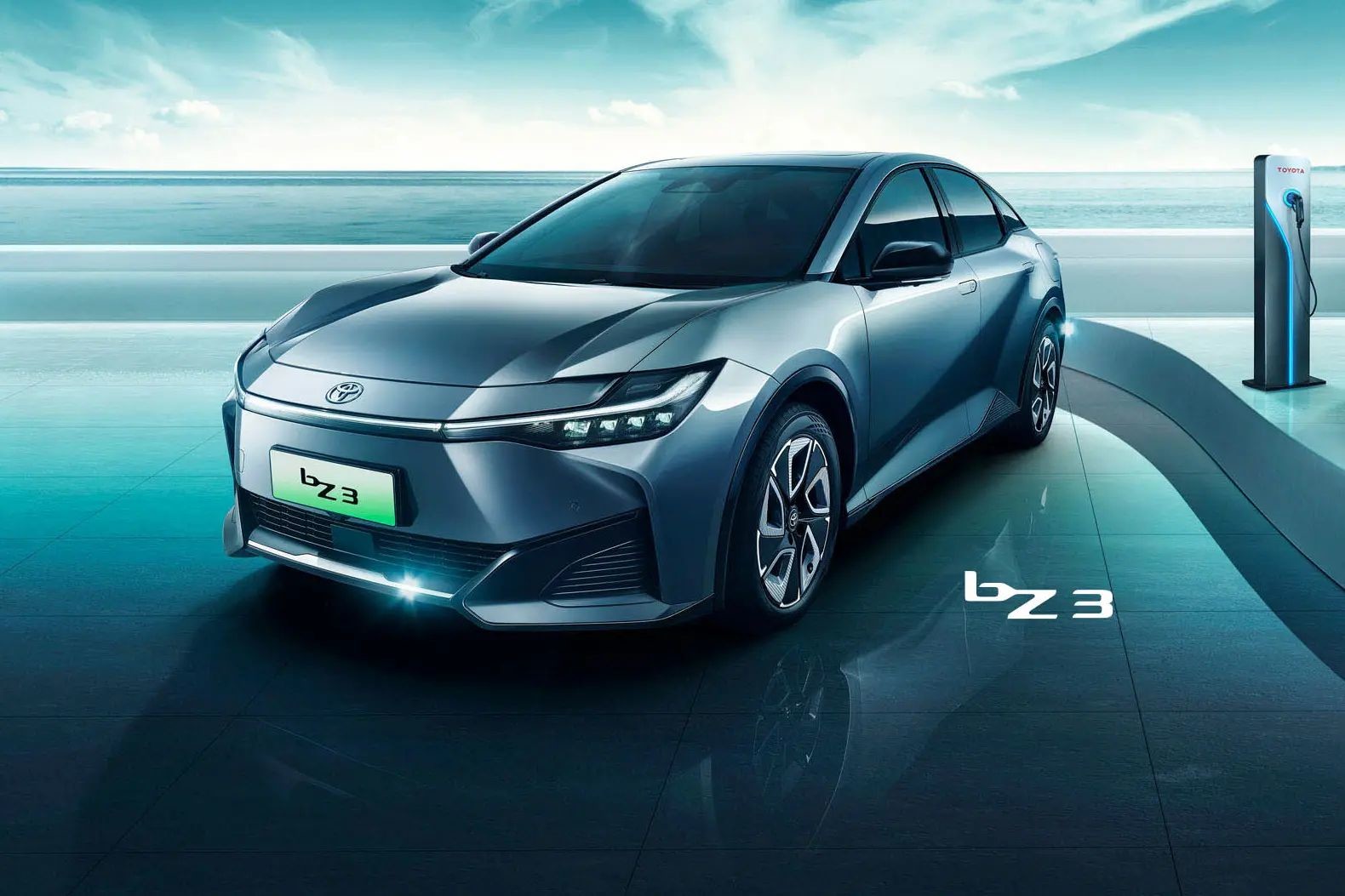 BZ3 Toyota Electric Vehicles 4 Door 5 Seater Sedan Single Speed Direct Drive
