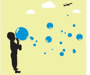 Quality Funny Balloon PVC Decoration Wall Sticker F265 wholesale