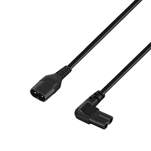 SNI Approved 2 Pin Type C7 Figure 8 Shape Female Plug Black Power Cable Cord 1.2M/1.5M/1.8M Length Household Restaurant