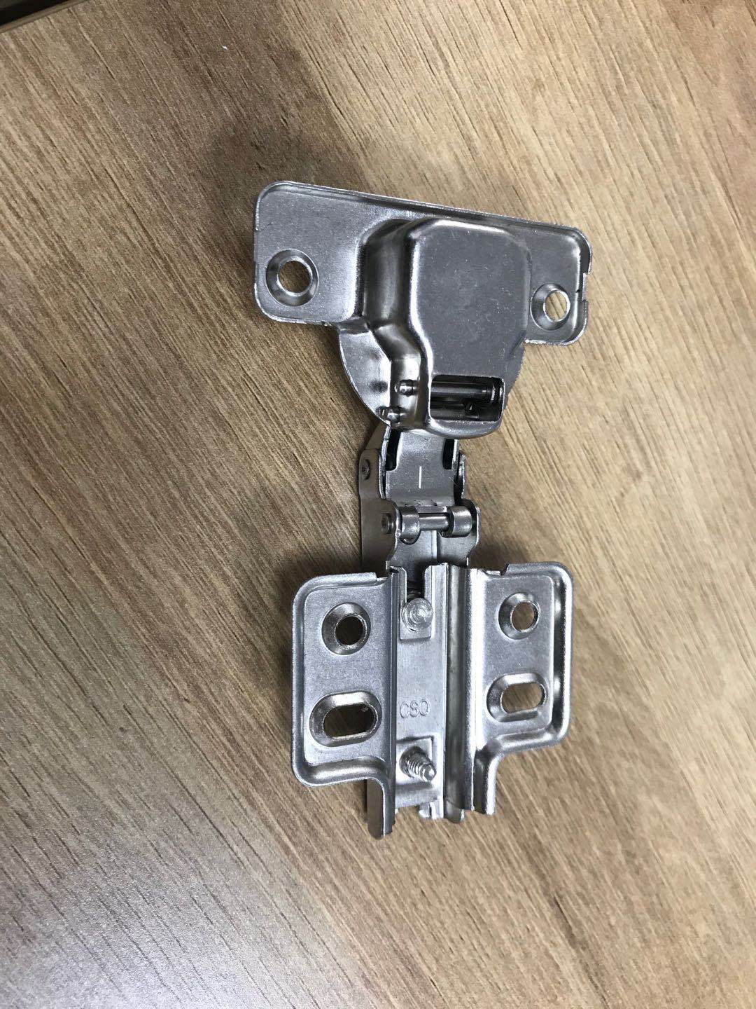 One Way Metal Iron Hydraulic Cupboard Metal Door Hinges Two Hole 90 Degree