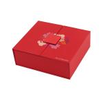 Custom Logo Double Door Design Magnetic Closure Paper Gift Lip Gloss Packaging
