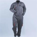 Custom Logo Industrial Worker Uniform Cotton Material Blue Grey Orange