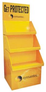 Quality Household Cardboard Retail Display Stands , Custom Cardboard Counter Displays wholesale