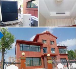 Quality Villa Heat Pump Heating And Cooling System , Underfloor Heating Pump wholesale