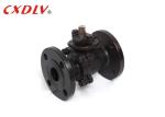 1 / 2 to 12 inch API DIN JIS Flange End Ball Valve Floating WCB Cast Steel