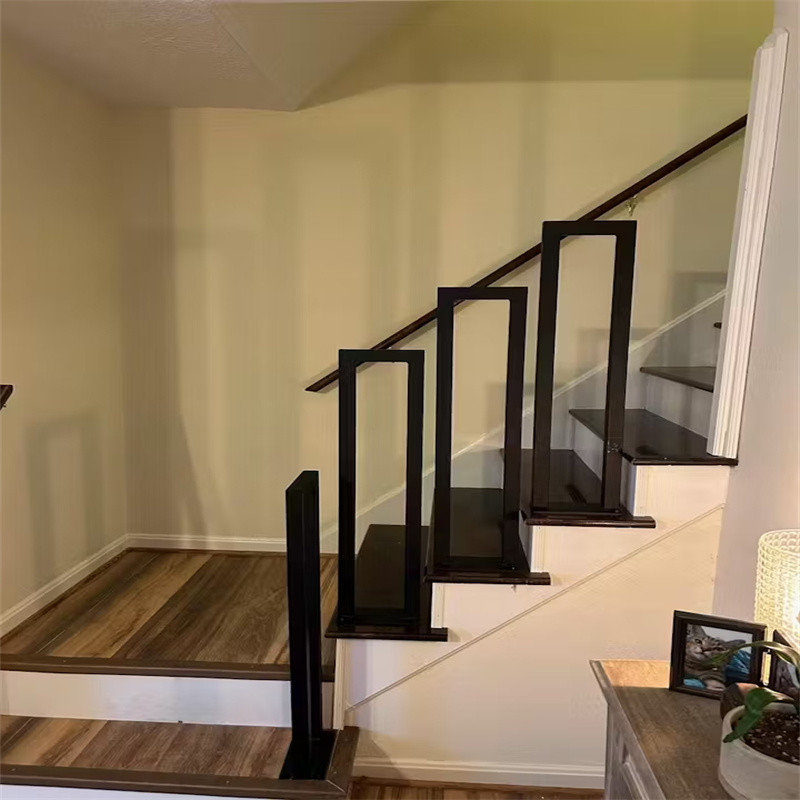 Security Metal Steel Handrail Balustrade With Safety Slat Pool Gate Top Style