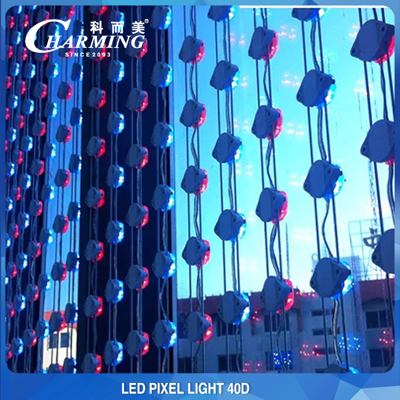 Multiscene LED Building Facade Lighting Pixel 40mm SMD3535 Practical