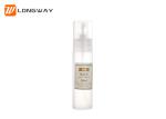 Round Transparent Plastic Cosmetic Bottles 100ml With Lotion Pump Eco Friendly