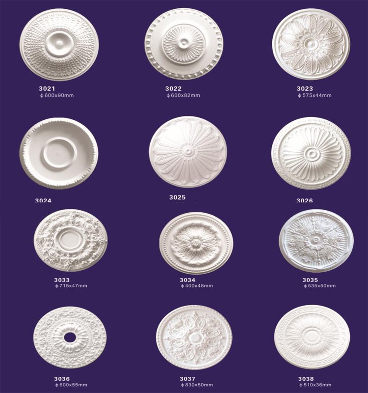 Easily installation crown PU ceiling moulding for hotel decoration
