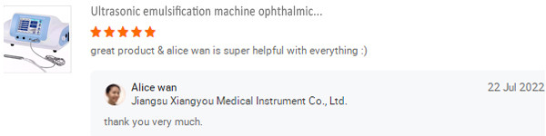 The advanced equipment of ultrasonic emulsification machine for ophthalmic treatment is used for cataract surgery
