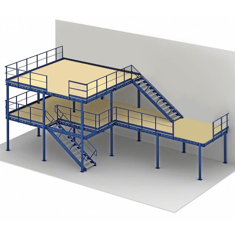 7.5T Warehouse Mezzanine Systems Steel Mezzanine Rack For Carton
