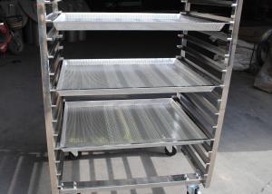 Quality Ss201 15 Layer Bread Trolley For Fast Food Kitchen Equipment wholesale