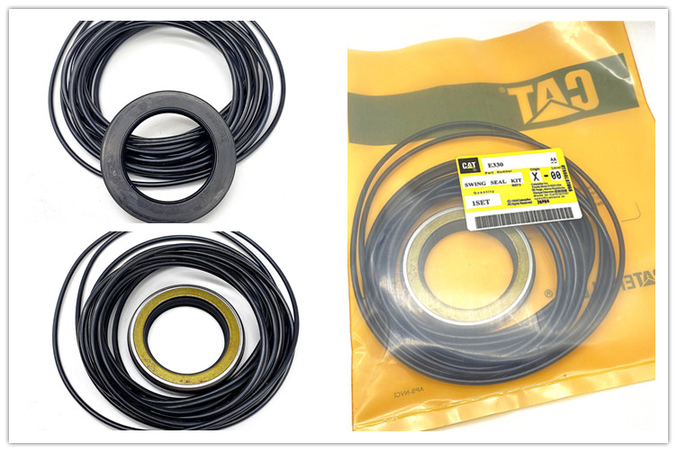 E330 White Hydraulic Motor Seal Kit Nitrile Rubber Material Oil Resistant