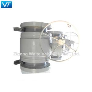 Quality Forged Steel A105 Gearbox Ball Valve 16 Inch Class 600 ASTM a105 wholesale