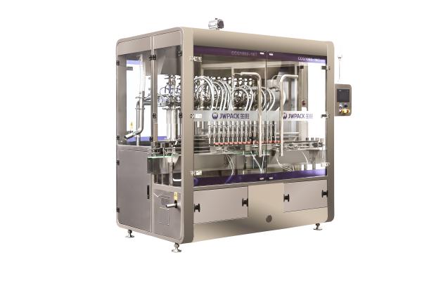 16 Head Cream Volumetric Piston Filling Machine For Viscous Liquids 1 Liter