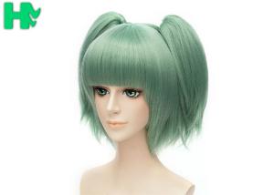 Quality Thick Cute Anime Green Cosplay Wig Heat Resistant Wigs Cosplay wholesale