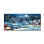 Christmas Deer Waterproof Kitchen Runner Long Strip Anti Fatigue Floor Mat