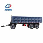 Buyer's Request 2 Axle 20Tons Draw Bar Full Mesh Tipping Trailer Cargo Fence