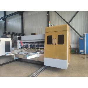 Quality 1000 KG Weight High Speed Flexo Printing Slotter Die Cutter Machine 4 Color for Farms wholesale
