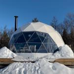 Winter Inner Heated Outdoor Igloo Dome Geodesic Party Tent In Costa Rica
