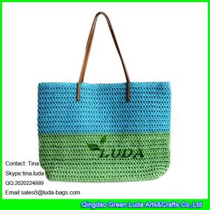 Quality LUDA paper bags paper straw crochet wholesale new fashion women handbag wholesale