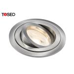 7w Round Recessed Downlights AC 220-240V White / Satin Nicke