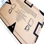 Customized Black Printed Logo Garment Cardboard Kraft PaPer Packing Corrugated