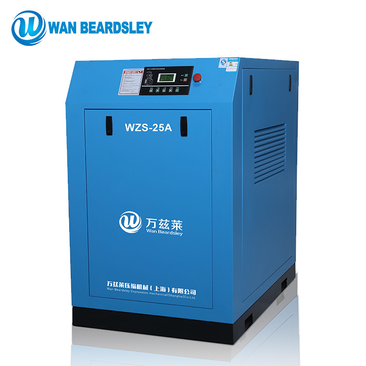 7.5KW 10 HP Fixed Speed Belt Driven Screw Air Compressor 1.1m3/Min