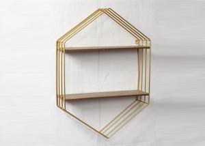 Quality Multifunction Storage Metal And Wood Display Shelves wholesale