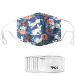 Women Non Disposable Printed Face Mouth Mask