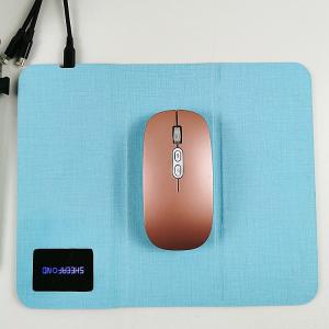 Quality PU Leather Wireless Charging Mouse Pad Foldable Multifunctional wholesale