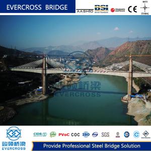 Quality Steel Concrete Cable Stayed Bridge Custom Prefabricated Steel Truss Bridge wholesale