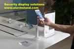COMER anti-theft gripper metal magnetic stands for mobile phone stores security