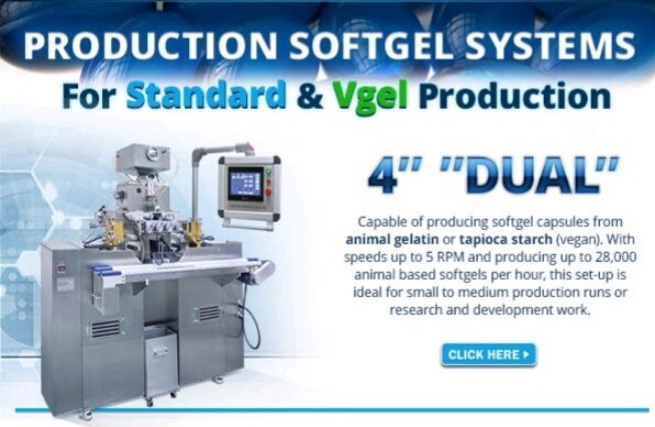Medical Soft Capsule Automatic Vgel Encapsulation system Machine For Vitamin / Fish Oil