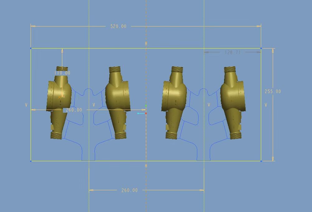 DZ Low Pressure Die Casting Machine Continuous Casting Plant Copper Faucet Making