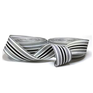 Quality Intercolor Stripe Polyester Webbing 3.1cm Pp Webbing Tape For Trousers Waist Band wholesale