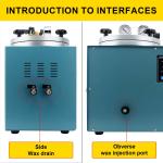 Digital Vacuum Casting Jewellery Wax Injector Machine 3KG Capacity