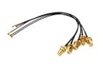 Straight Solderless Radio Frequency Connector For CCTV Surveillance Camera