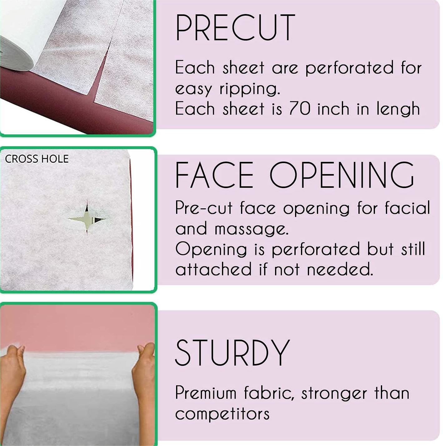 Classic Plain Disposable Bedding Disposable Bed Liners Bed Sheets Home Hospital