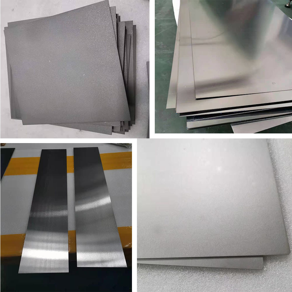 1cm Thick Sandblasting Molybdenum Plate Radiation Shields Moly Sheet