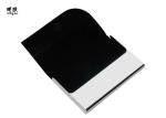 Dual Monogram Travel Business Card Holder Case Laser Logo Printed