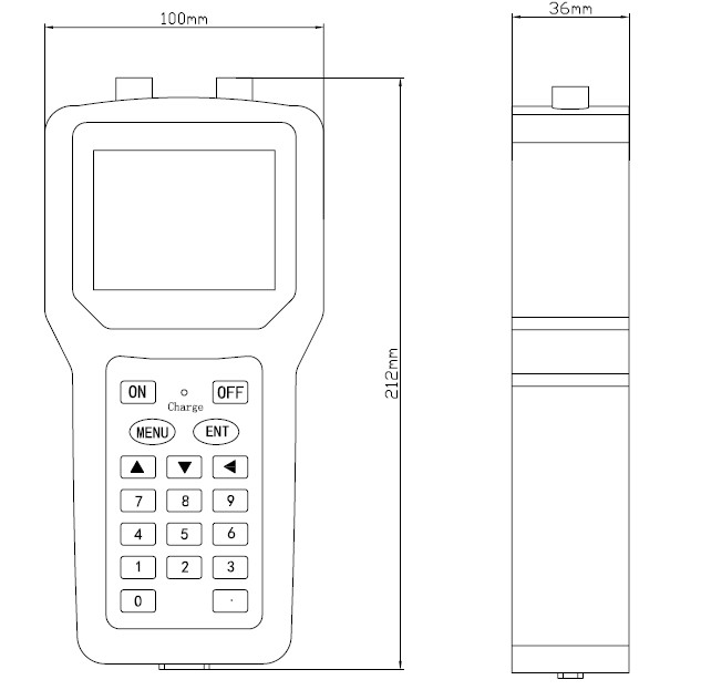 Portable ultrasonic flow meter TF1100-CH ultrasonic flow meter accuracy high