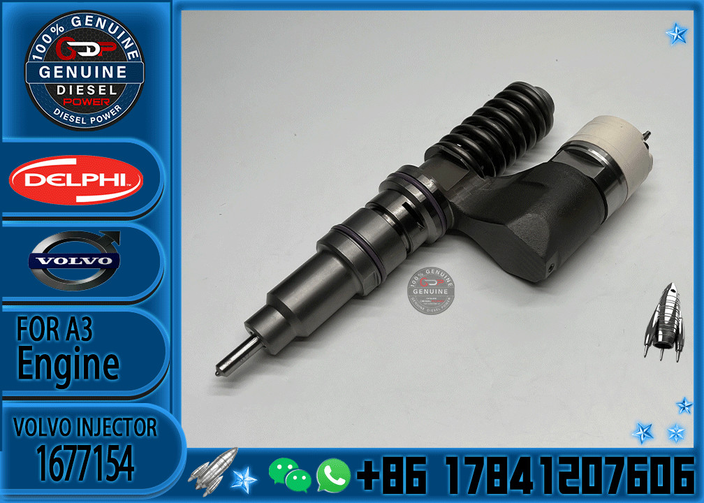 Diesel Fuel Injector 1677154 8112556 BEBE4B01001 3964820 BEBE4B10101 8113092 EX631011 RG33966 R517662 For VOL FH12