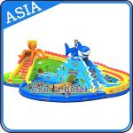 Outdoor Inflate Amusement Water Park , Inflatable Water Park , Inflatable Ground