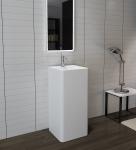 Smooth Freestanding Bathroom Basin Stand Alone Bathroom Vanity