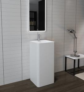 Quality Smooth Freestanding Bathroom Basin Stand Alone Bathroom Vanity wholesale