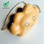 Crossbody Handmade Wooden Bag Chain Handle Evening Bag Eco Friendly